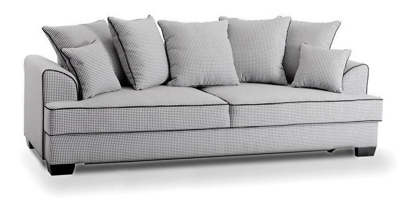 Canapea Canapea trei locuri Marilyn (negru)