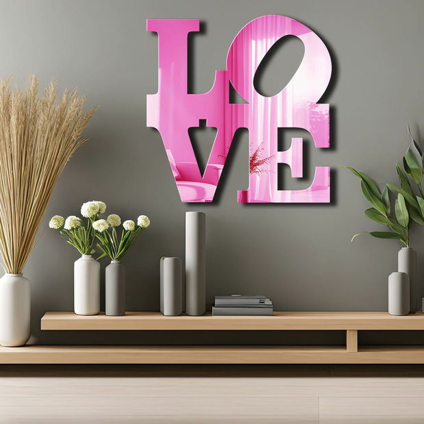 Zrkadlo Ozi 9 (ružová)