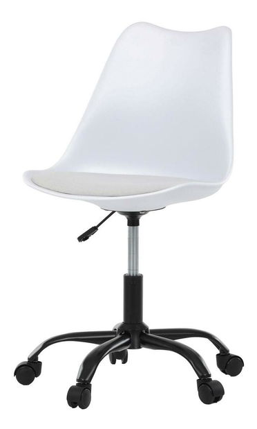 Scaun de birou Kodro (alb)