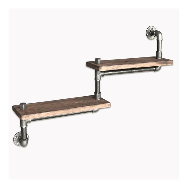 Polica Nenanu 29 (orech + čierna)