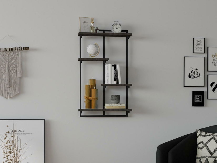 Polica Senobe (antracit)