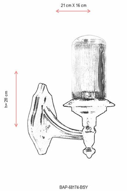 Iluminat de perete pentru exterior Danish (Negru)