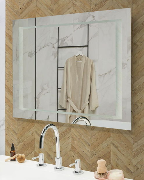 Zidno ogledalo Emir (srebrna)