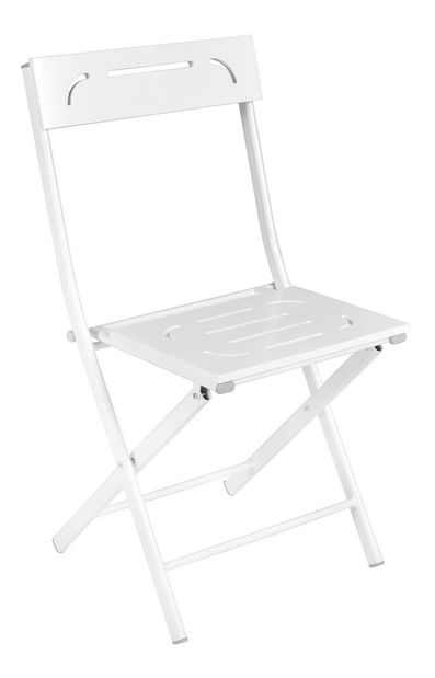 Vrtni set stol i stolice Bonita (bijela)