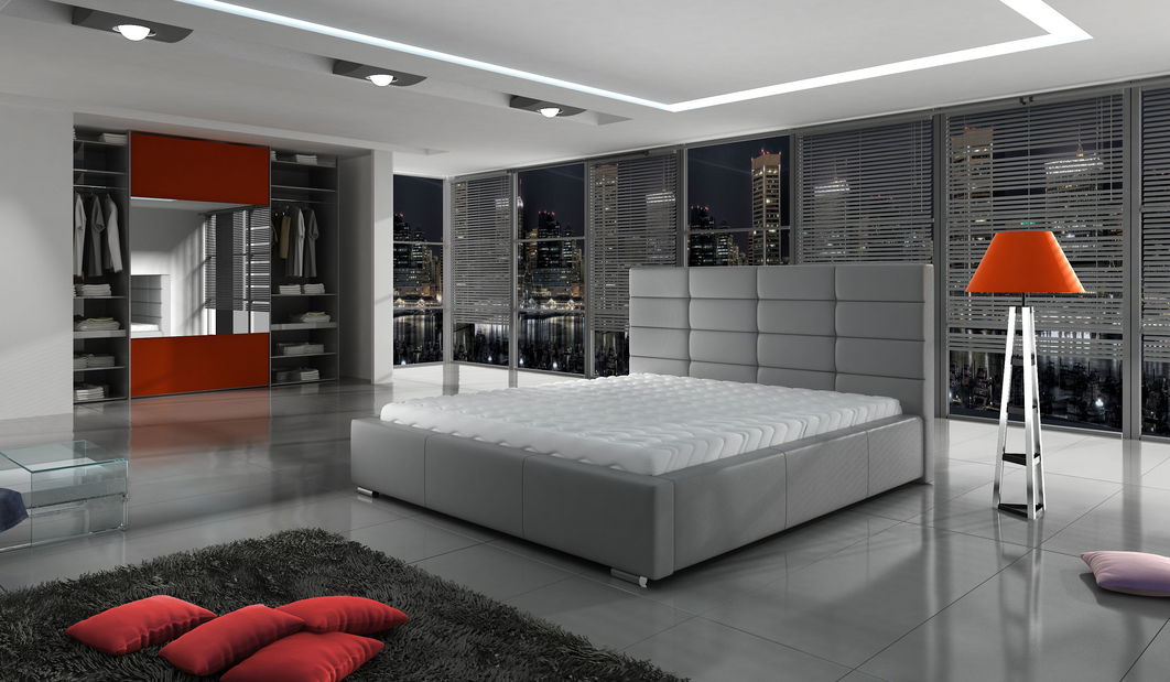 Manželská posteľ 180 cm Paulton (s roštom)