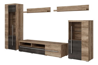 Nappali fal Rogalo 11  (szatén dió)