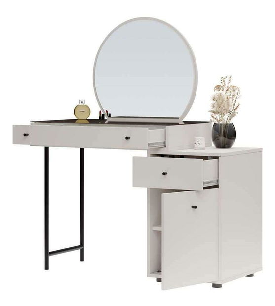 Măsuță de toaletă Tomurolla 1 (nur) (cu oglindă)