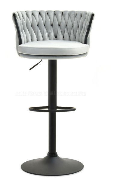 Stolička Adel (sivá + čierna)