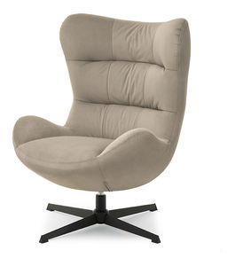 Fotelja za opuštanje Sikula (bež + crna)