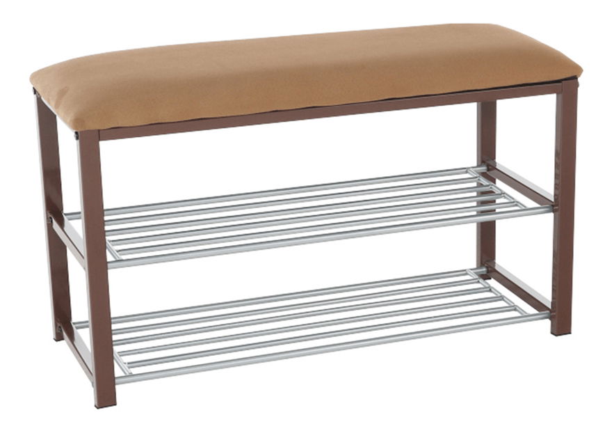 Ormarić za obuću (ormarić za cipele) Lelakimusla smeđa 