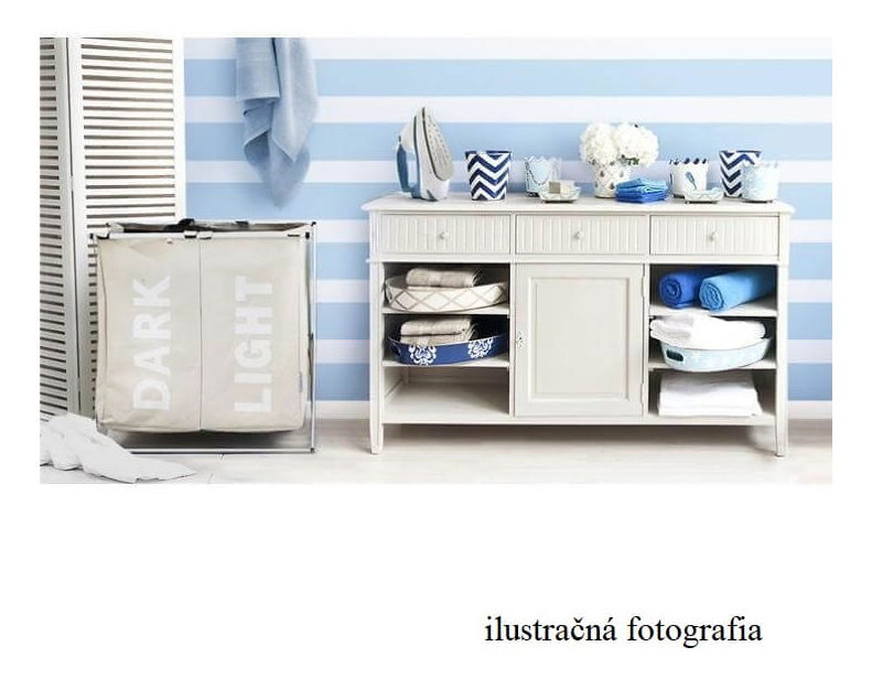 Kôš na bielizeň Lantana TYP 2 (sivobéžová)