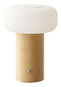 Stolna lampa Srilinaora (prirodna + bijela)