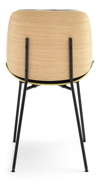 Scaun Jordan (stejar negru + negru)