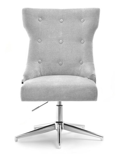 Kreslo Elza (sivá + chrómová)