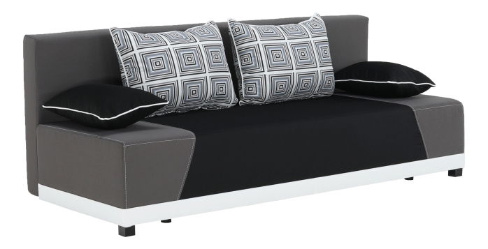 Háromszemélyes kanapé Rick szürke