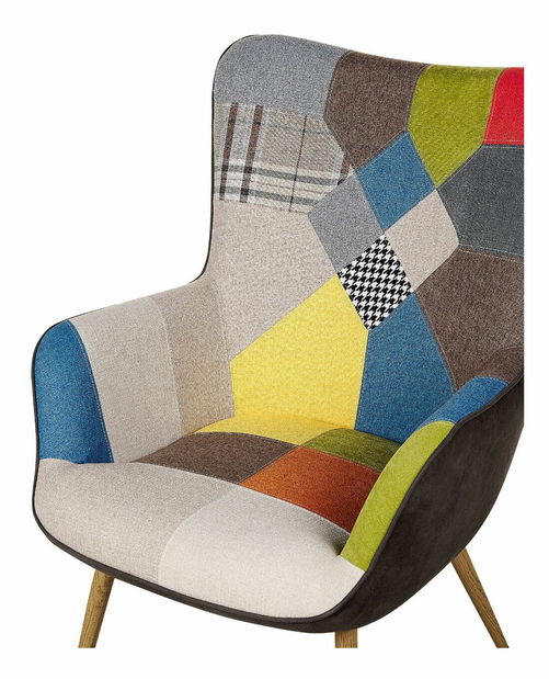 Kreslo VIADENE (patchwork)
