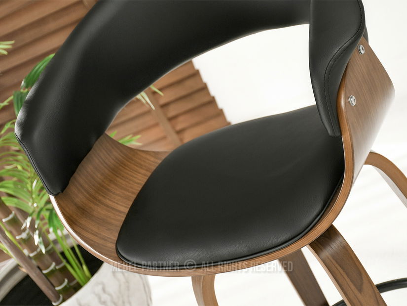 Scaun bar Elynah 75 (negru)