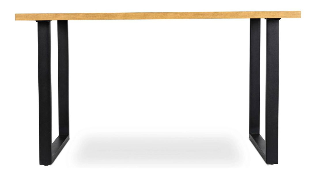 Jedálenský set Gravar (dub zlatý + čierna + béžová) (pre 4 osoby)