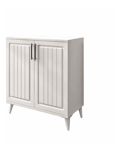 Botník (skrinka na topánky) Puvite (biela)