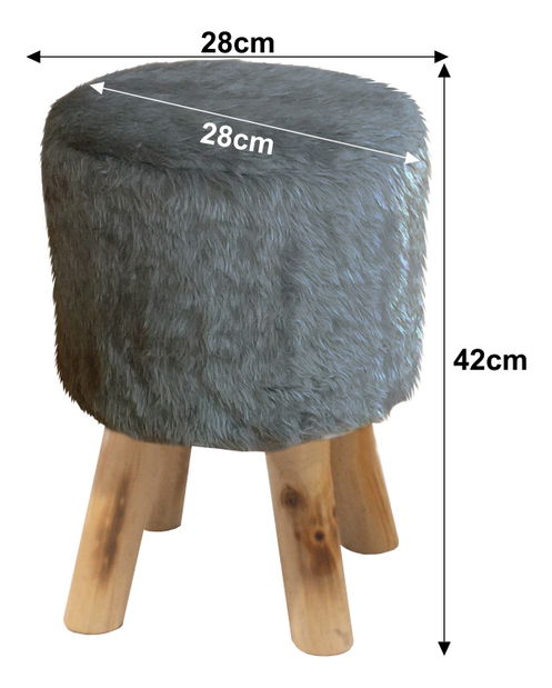 Taburetka Alifir (sivá)