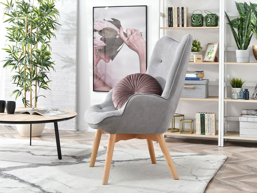 Fotoliu Nutri (gri + negru)