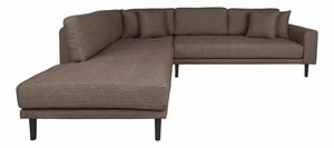 Rohová sedacia súprava (L) Lvaveriaora L (hnedá)