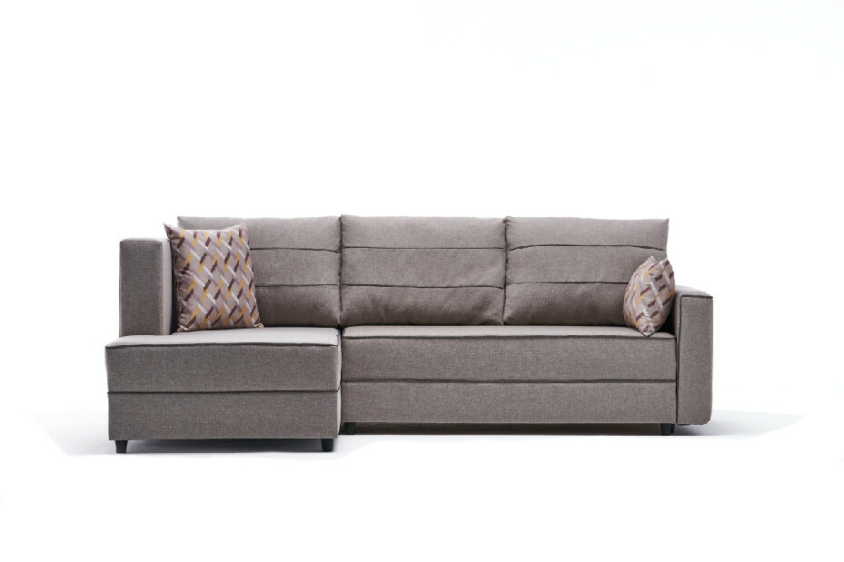 Kutna sofa na razvlačenje Elnath (krem) (L)