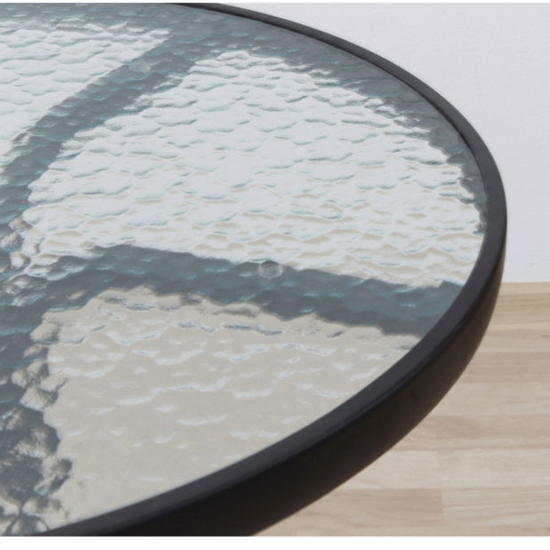 Kerti asztal Buku 1 (fekete) *bazár