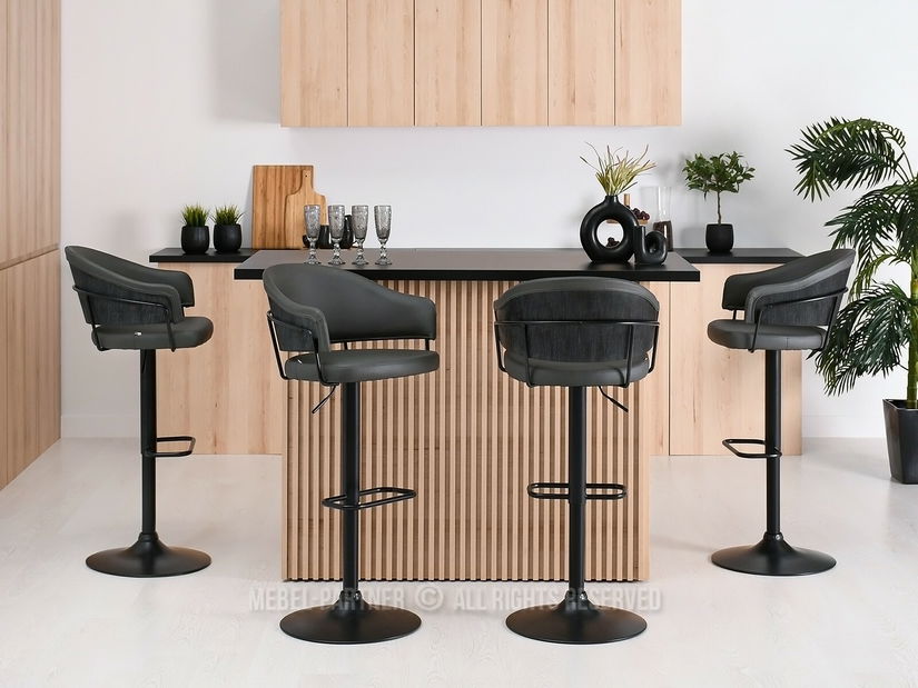 Stolička Horatio (grafit + čierna)