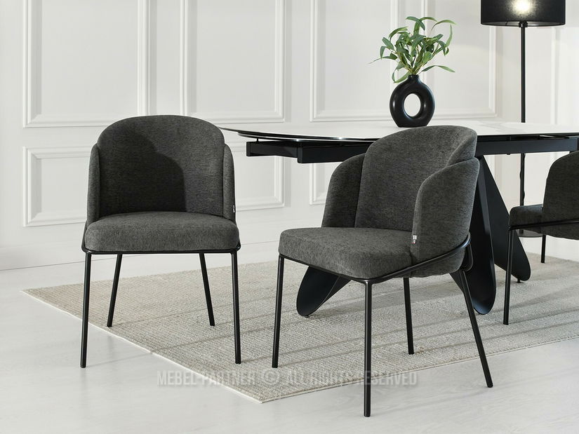 Stolička Conor (grafit + čierna)