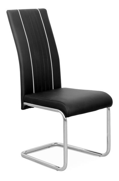 Jedálenská stolička Limia (čierna + biela)