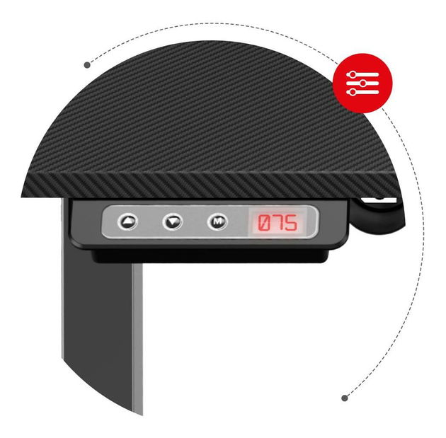 PC stolić Hyperion 8.5 (crna)