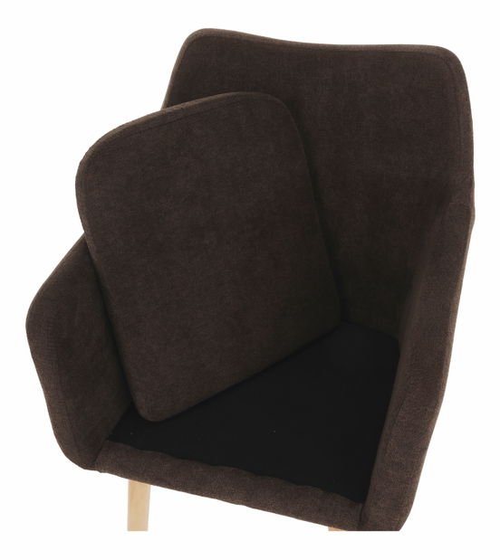 Jedálenská stolička Danar (tmavohnedá)