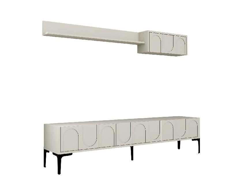 Mobilier living Bipemu 4 (crem + negru) 