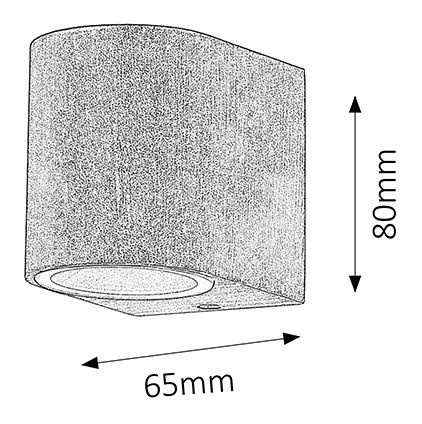 Vanjska svjetiljka Chile 8018 (antička smeđa)