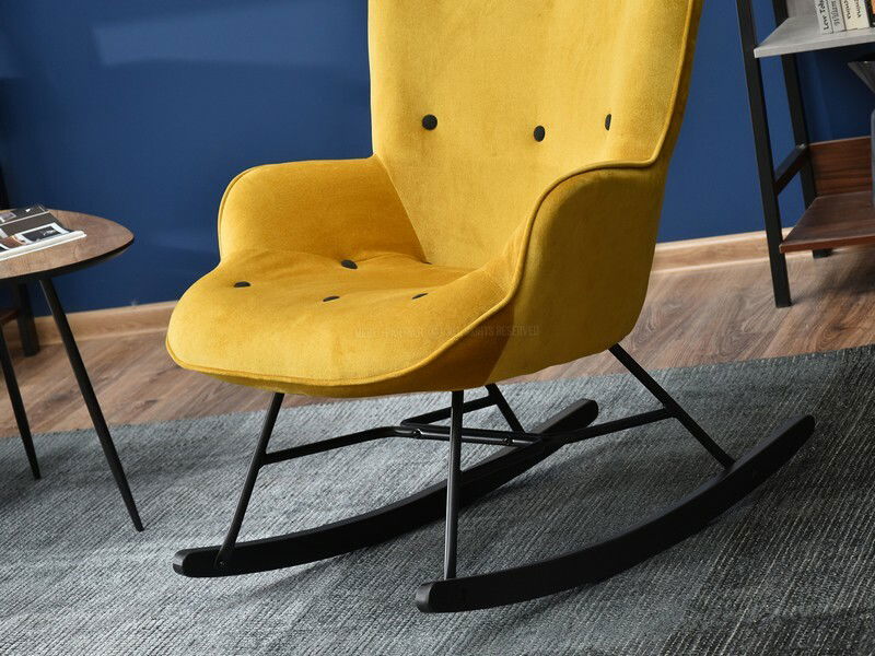 Fotoliu Sibyla (galben + fag negru)