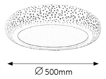 Mennyezeti lámpa Holden 2558 (fehér)