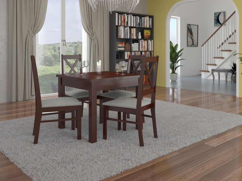 Jedálenský set Raviel38 (orech tmavý + paros 2)