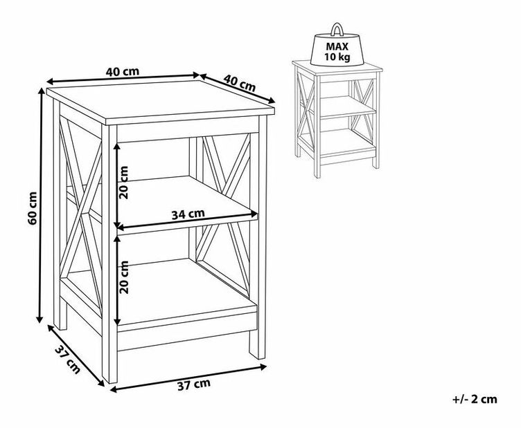 Asztal Foshan (fehér)