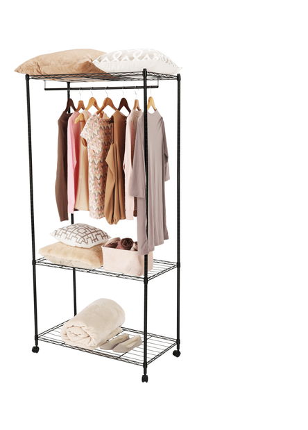 Cuier pe roți Vesperi (negru)