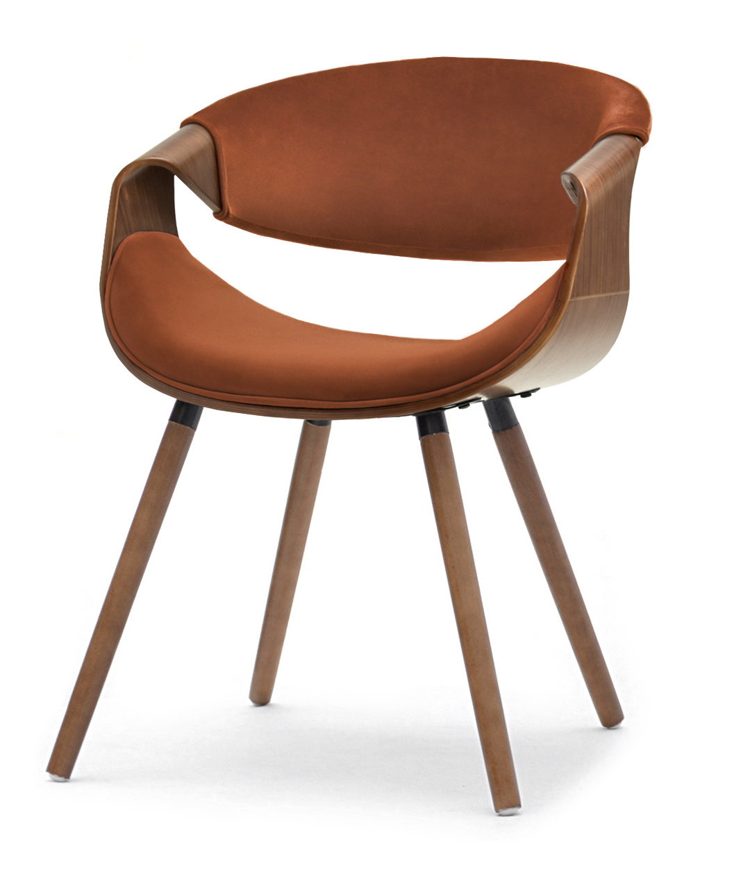 Étkezőszék Busque (réz + dió)