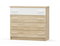 Comodă Marlon (stejar sonoma + alb)