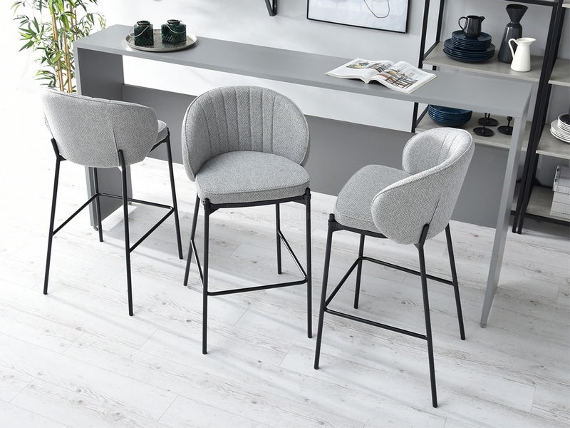 Scaun Farah (gri + auriu)