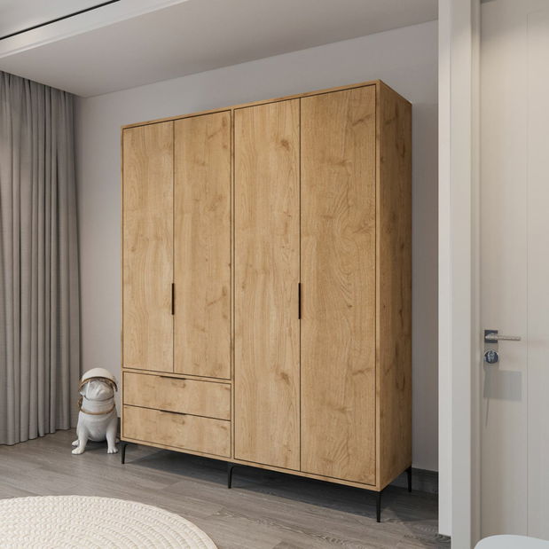 Šatníková skriňa Roya 1 (dub)