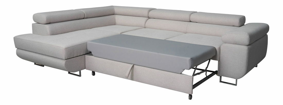 Kutna garnitura- Moshe (svijetlo siva Megan 363) (L)