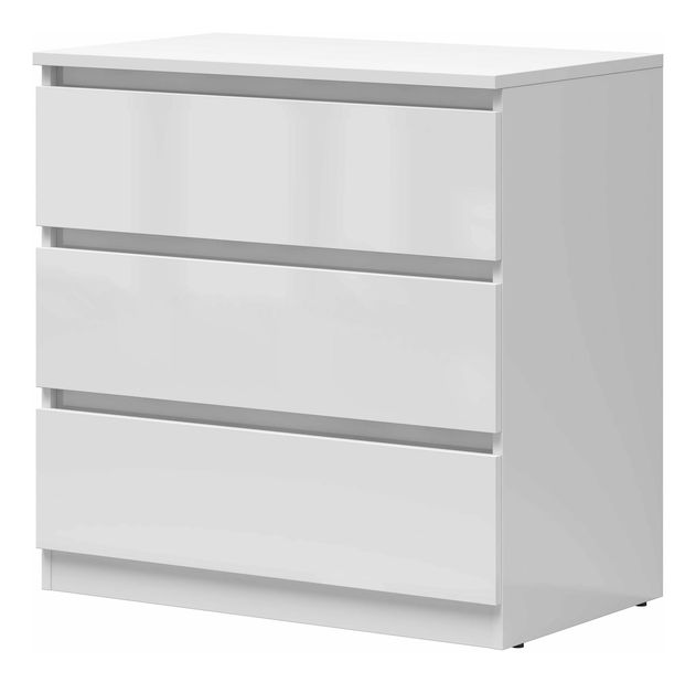 Komoda Tetrix 2 (bijeli sjaj) 