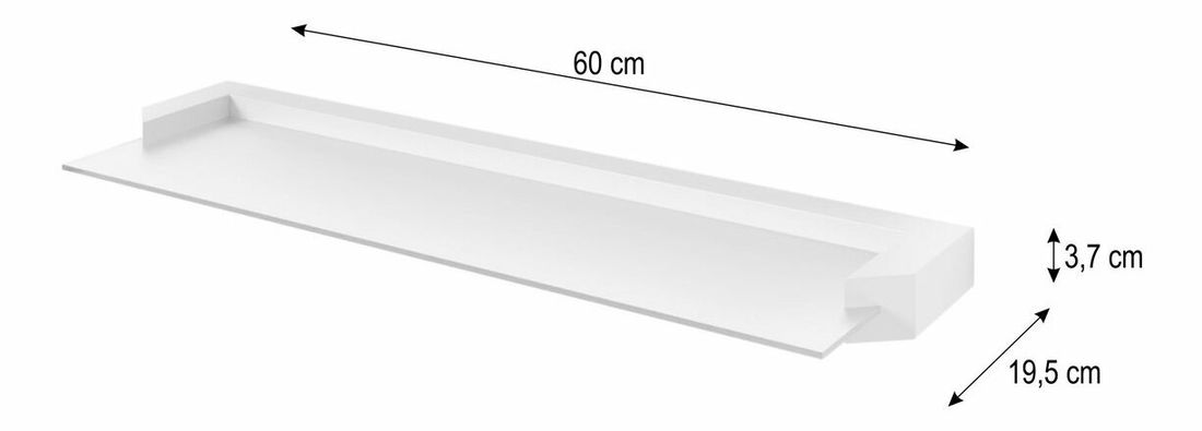 Polica Aurella (bijela)