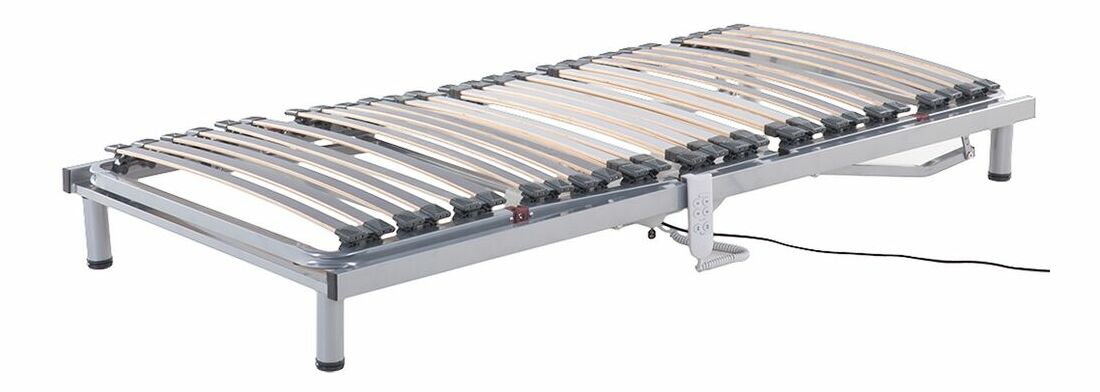 Podnica od lamela 200x90 cm Comendo (svijetlo siva)