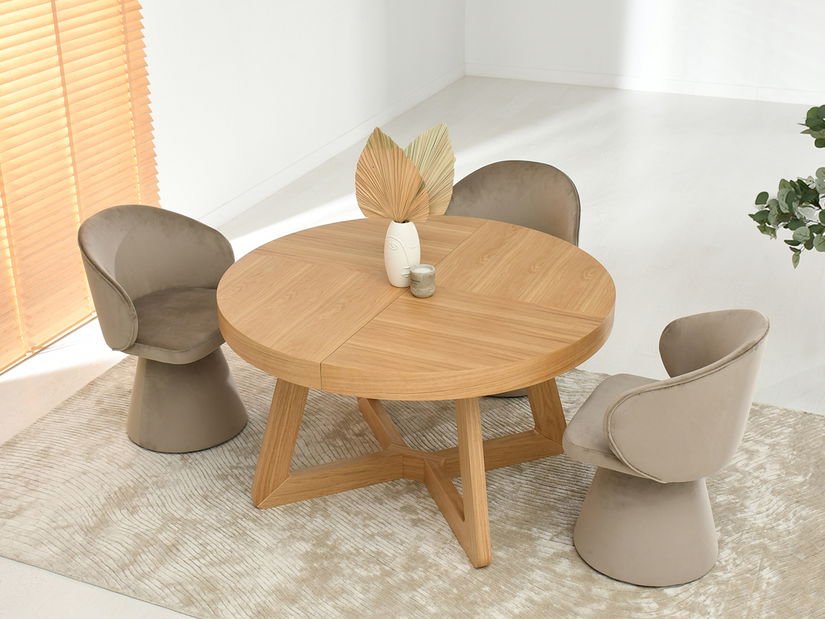 Masă sufragerie Vendran (stejar)