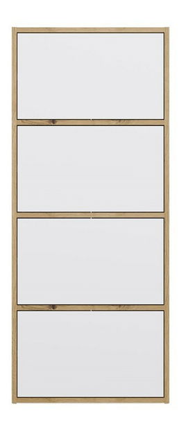 Skrinka Afoctera 1 (dub artisan + biela)